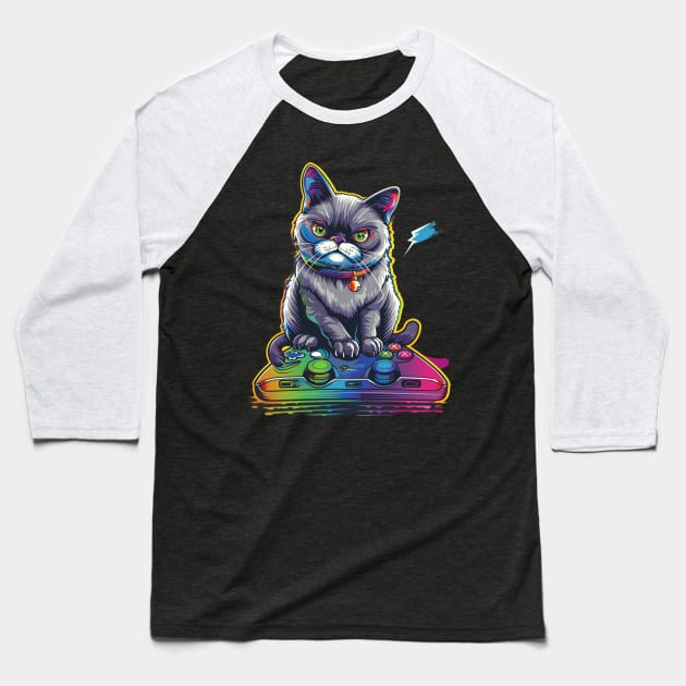 Cat LGBT Furry Friends Baseball T-Shirt by xXYazzyChanArtsXx